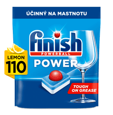 Finish Power All-in-1 tablete za perilicu posuđa, Lemon Sparkle, 110/1