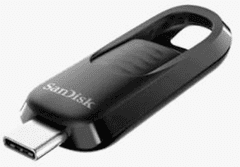 SanDisk Ultra Slider USB-C stick, 128GB, 3.2 Gen1, 400 MB/s, crna (SDCZ480-128G-G46)