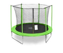 Legoni Fun trampolin sa zaštitnom mrežom, 244 cm, zeleni