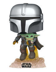 Funko POP Star Wars Mandalorian figurica, Mando s Jet Packom #402