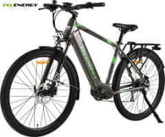 MS ENERGY električni bicikl t100, trekking, 29, 250W 80Nm, 8 brzina Shimano, do 130km, do 25km/h, 36V 15Ah baterija