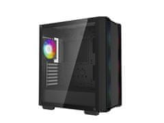 DEEPCOOL CC560 ARGB V2 kućište za računalo, ATX, RGB, kaljeno staklo, crna (R-CC560-BKTAA4-G-2)