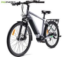 MS ENERGY električni bicikl c101, cestovni, 27.5, 250W 80Nm, 8 brzina Shimano, do 130km, do 25km/h, 36V 14Ah baterija