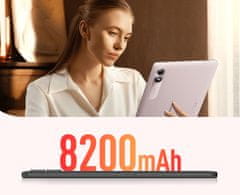 Blackview TAB 90 tablet računalo, 27,74 cm (10,92), 4G LTE, 8GB, 128GB, Android, WIFI 5, maska, siva (Ink Gray)