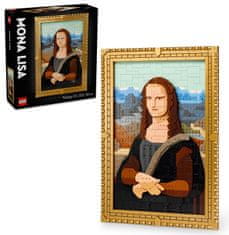 LEGO Art Mona Lisa, komplet za slaganje slike za odrasle (31213)