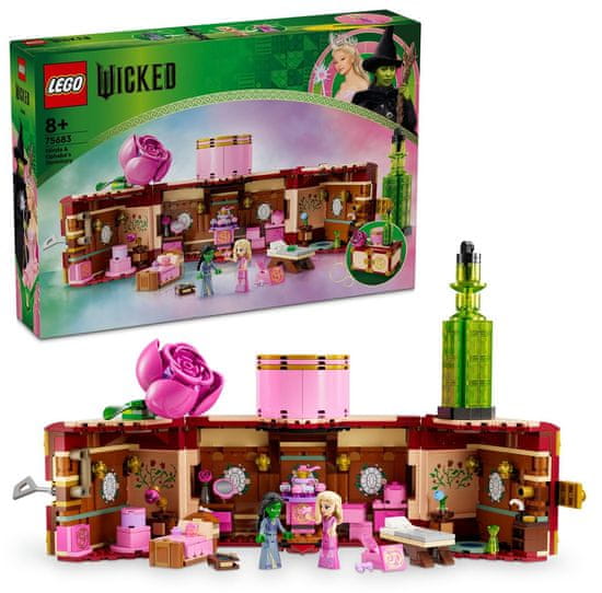 LEGO Wicked Glindina i Elphabina soba, kolekcionarski model (75683)