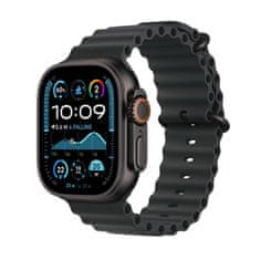 Apple Watch Ultra2 v2 pametna ura, 49mm, Cellular, Black Titanium ohišje, Black Ocean Band pašček