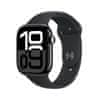 Apple Watch S10 GPS pametni sat, 46mm, crno aluminijsko kućište s crnim sportskim remenom, S/M (mwwp3qh/a)