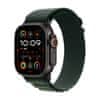 Apple Watch Ultra 2 pametni sat, 49 mm, Cellular, Black Titanium kućište, Dark Green Loop remen, M