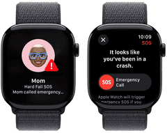 Apple Watch S10 GPS pametna ura, 46mm, črno aluminijasto ohišje s črnim paščkom (mwwr3qh/a)