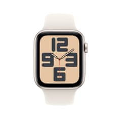 Apple Watch SE2 v3 pametna ura, 40mm, bež aluminijasto ohišje z bež paščkom - M/L (mxeg3qh/a)