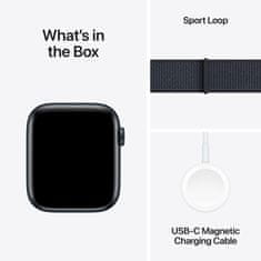 Apple Watch SE2 v3 pametna ura, 44mm, sivo aluminijasto ohišje s sivim paščkom (mxep3qh/a)