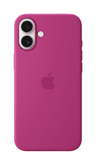 Apple iPhone 16 Plus Silicone Case ovitek, z MagSafe, Fuchsia (Seasonal)