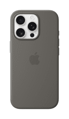 Apple iPhone 16 Pro Silicone Case ovitek, z MagSafe, Stone Gray