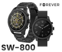 Forever Verfi SW-800 pametni sat, crna(Carbon Black)