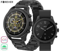 Forever Verfi SW-800 pametni sat, crna(Carbon Black)