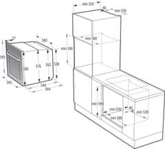 Gorenje BPS6737E02B pećnica