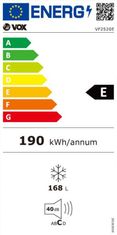 VOX electronics VF 2520 E zamrzivač, 168 l