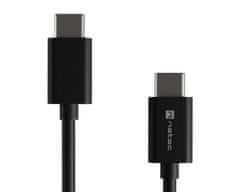 Natec Prati kabel USB-C, 100 W, 200 cm, univerzalni, crni