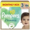 Pampers pelene Harmony, veličina 3, 186 komada, 6kg-10kg