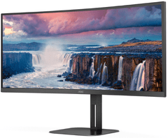 AOC CU34V5C zakrivljeni monitor, 34, UWQHD, VA, 1500R, 100Hz (CU34V5C/BK)