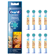 Oral-B Pro Kids 3+ Lion King glava četkice za zube, 8 komada