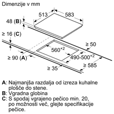 Bosch PKE645CA2E staklokeramička ploča kuhalna plošča