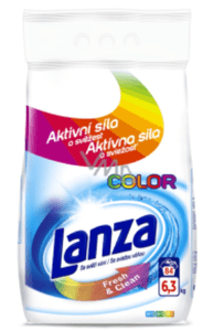  Lanza Fresh&Clean pralni prašek za barvno perilo, 6,3 kg, 84 pranj