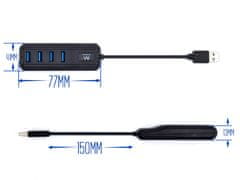 Ewent EW1138 USB čvorište, 4x USB 3.1