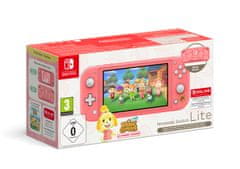 Nintendo Switch Lite konzola, Coral Isabelle Aloha Edition + 12-mjesečna pretplata