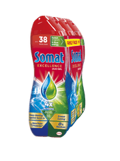 Somat Excellence Duo Grease gel za perilicu posuđa, 114 pranja