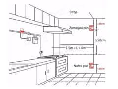 Deling Security MT703 WiFi detektor plina