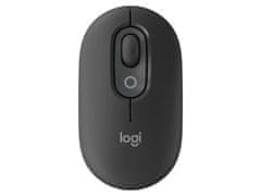 Logitech Pop miš, z Emoji, Bluetooth, grafitna (910-007412)