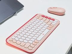 Logitech Logitech POP Icon Combo tipke i miš, Bluetooth, ružičasta (920-013142)