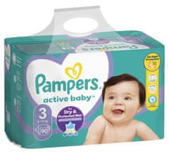 Pampers pelene Active Baby 3 Midi (6-10 kg) 90 kom