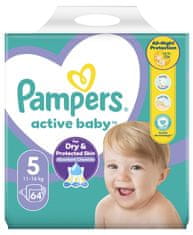 Pampers pelene Active Baby 5 Junior (11-16 kg) 64 kom