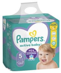 Pampers pelene Active Baby 5 Junior (11-16 kg) 64 kom