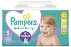 Pampers pelene Active Baby Mega Pack, veličina 5, 110 komada, 11 - 16 kg