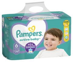 Pampers pelene Active Baby Mega Pack, veličina 6, 96 komada, 13 - 18 kg