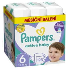 Pampers Active Baby pelene, vel. 6, 13-18 kg, 128 komada