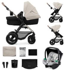 Kinderkraft Kolica MOOV 2 AIR 3IN1 2024 Moonlight Grey