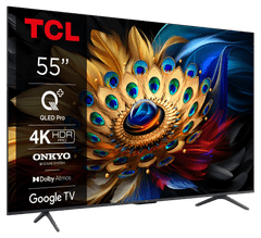 TCL 55C655 4K UHD QLED televizor, Google TV