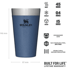 Stanley Adventure Beer Pint čaša, 0,47 l, plava