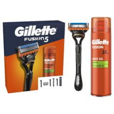 Gillette Fusion poklon set, aparat za brijanje Fusion5 + gel