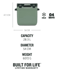 Stanley Adventure rashladna torba, 28,3 l, Stanley zelena