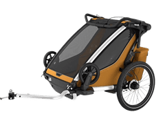 Thule Chariot Sport 2 Double prikolica za bicikle, prirodno zlato