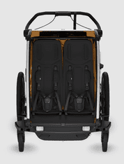 Thule Chariot Sport 2 Double prikolica za bicikle, prirodno zlato