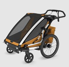 Thule Chariot Sport 2 Double prikolica za bicikle, prirodno zlato