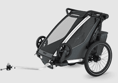 Thule Chariot Cross 2 Single prikolica za bicikl, Dark Slate