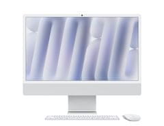 Apple iMac 24 računalo, M4, 10C GPU, 16GB, SSD256GB, srebrn